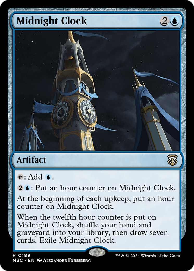 Midnight Clock Ripple Foil