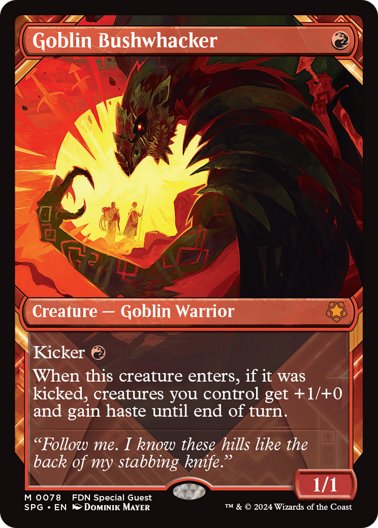 Goblin Bushwhacker (Showcase) Foil