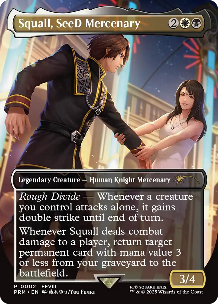 Squall, SeeD Mercenary Foil – Carton Fino