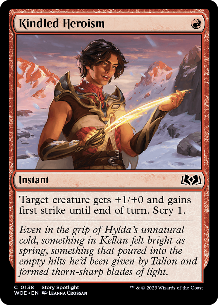 Kindled Heroism Foil