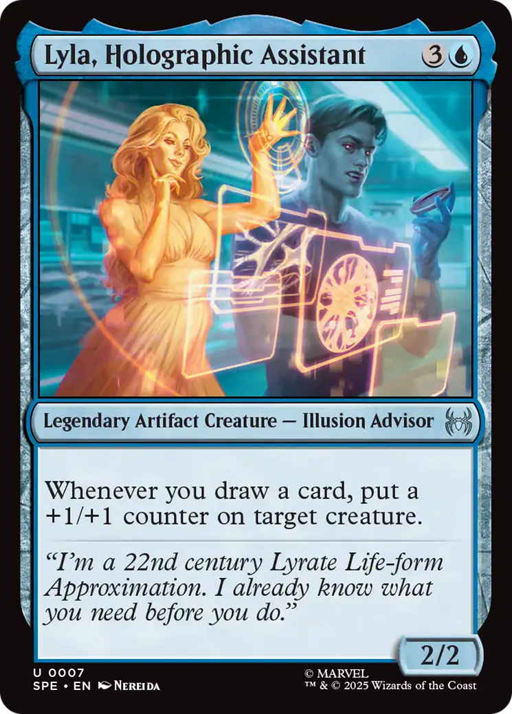Lyla, Holographic Assistant Foil