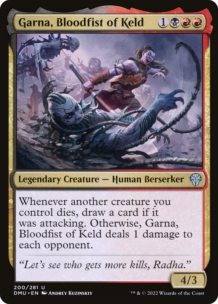 Garna, Bloodfist of Keld Foil