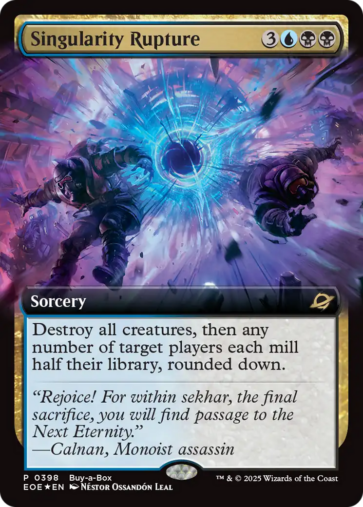 Singularity Rupture Foil
