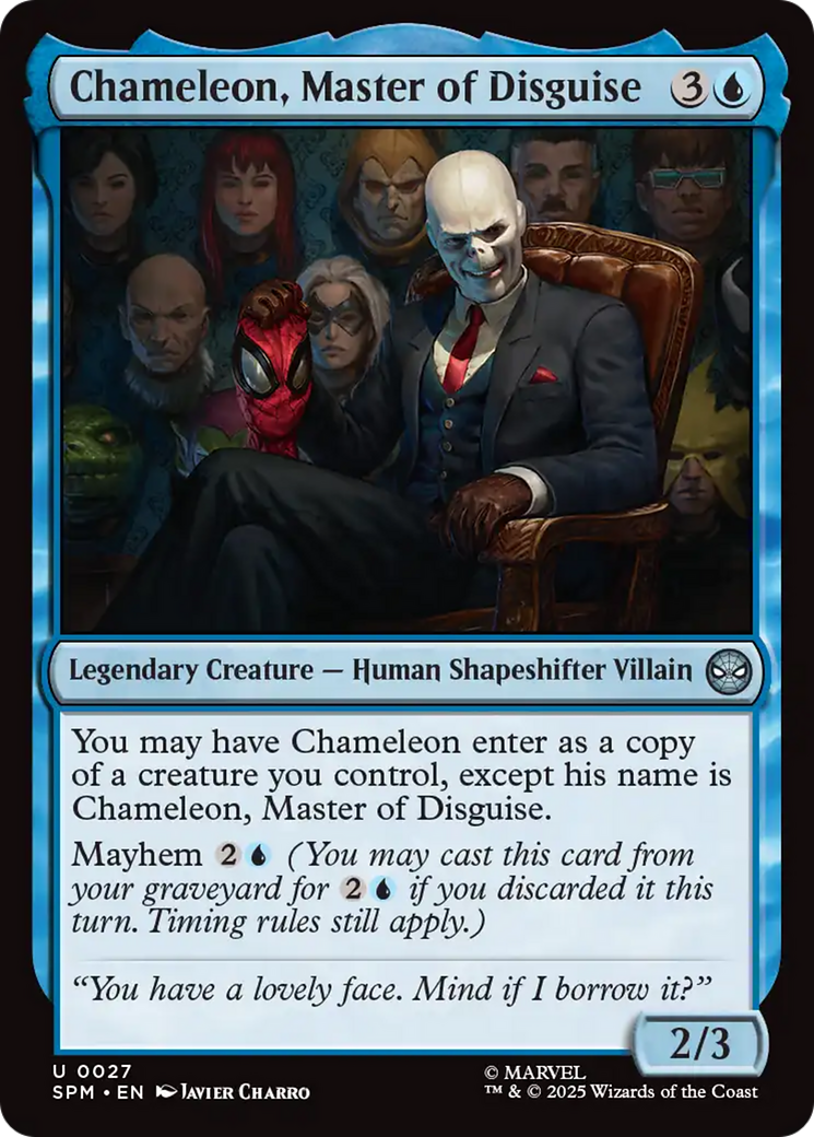 Chameleon, Master of Disguise Foil