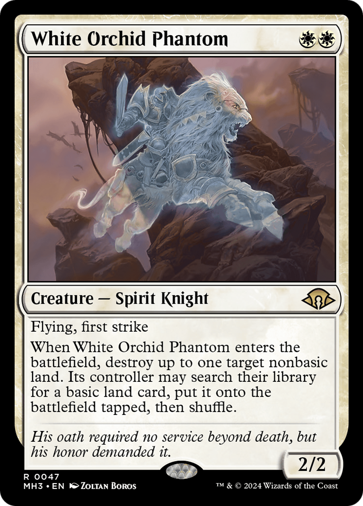 White Orchid Phantom Foil
