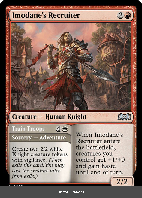 Imodane's Recruiter // Train Troops - Regular - Spanish
