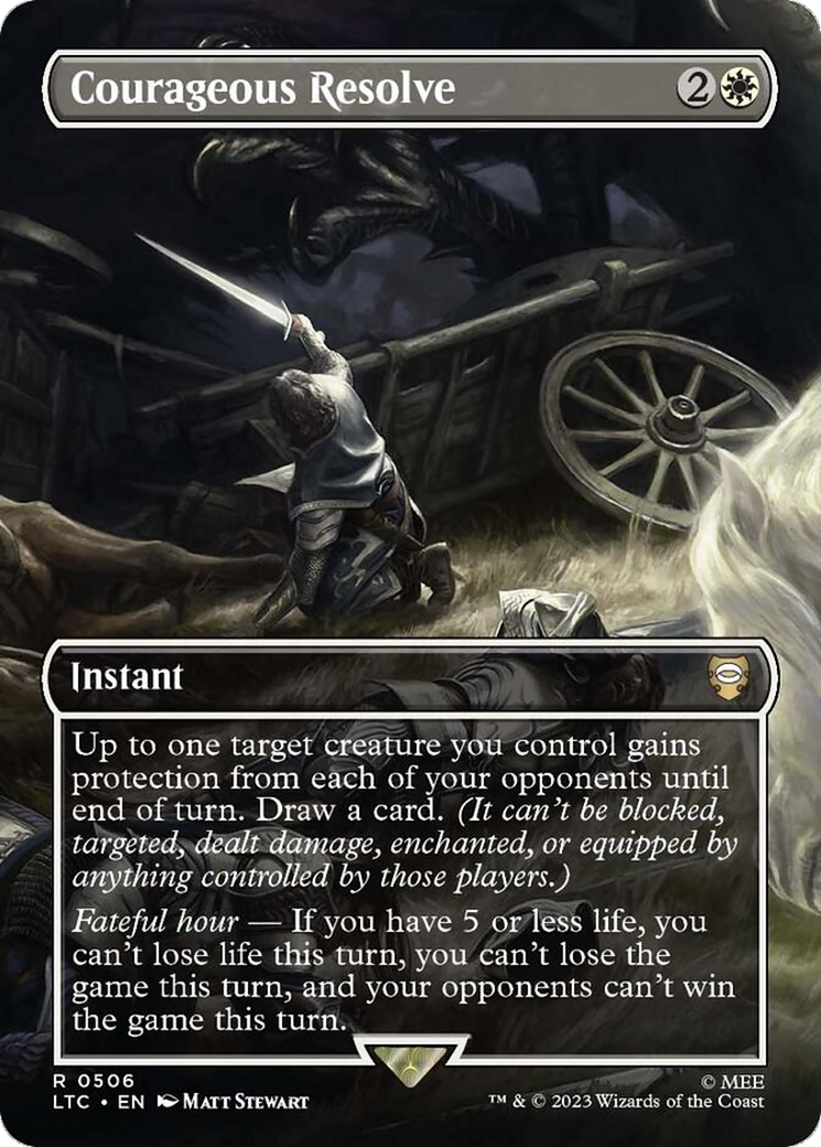 Courageous Resolve Foil