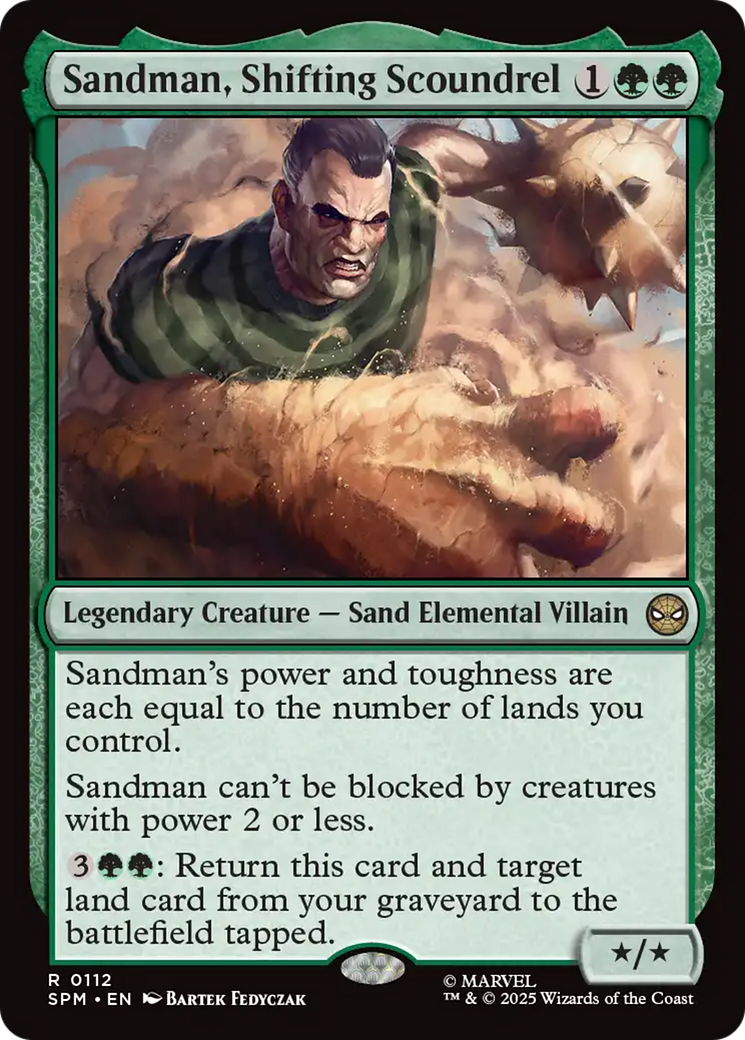 Sandman, Shifting Scoundrel Foil