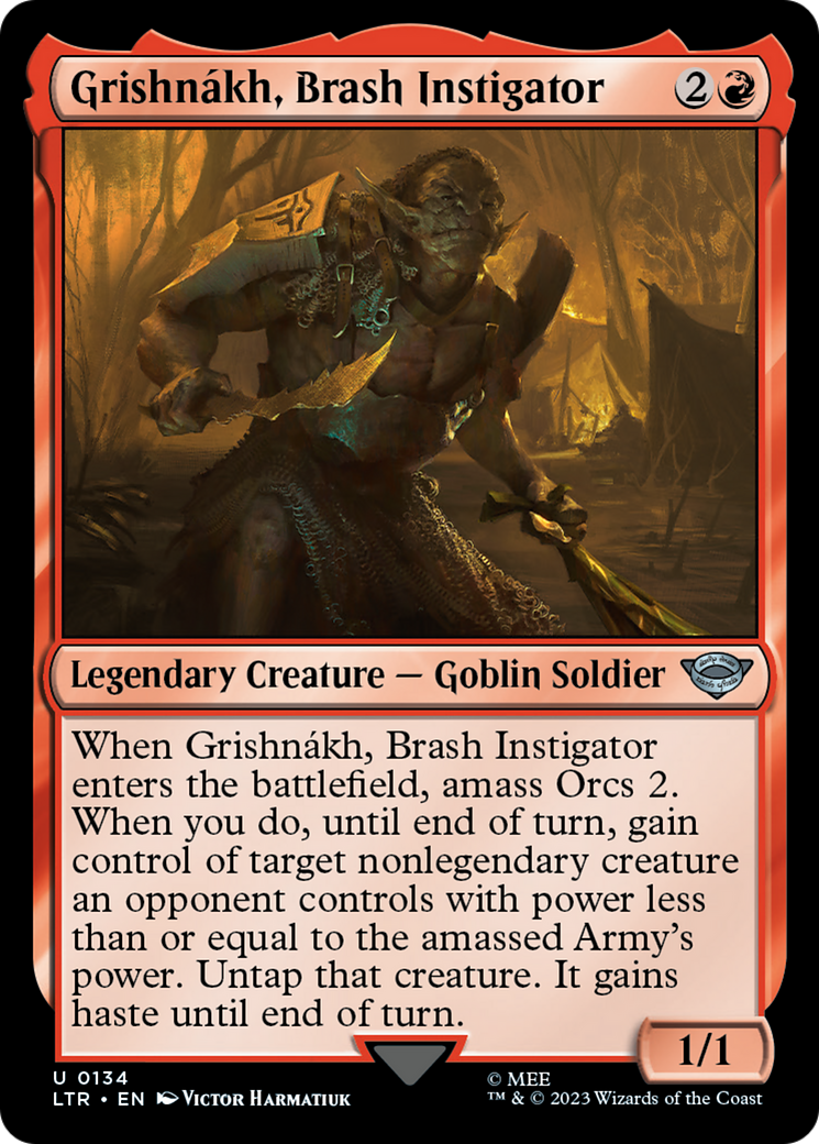 Grishnákh, Brash Instigator Foil