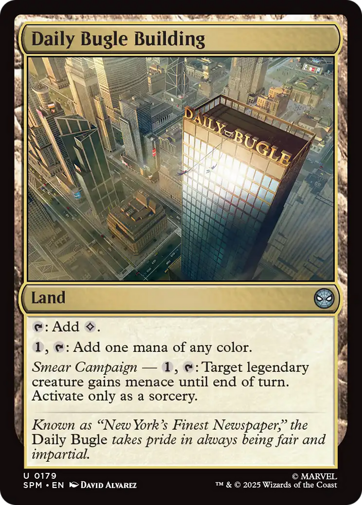 Daily Bugle Building Foil