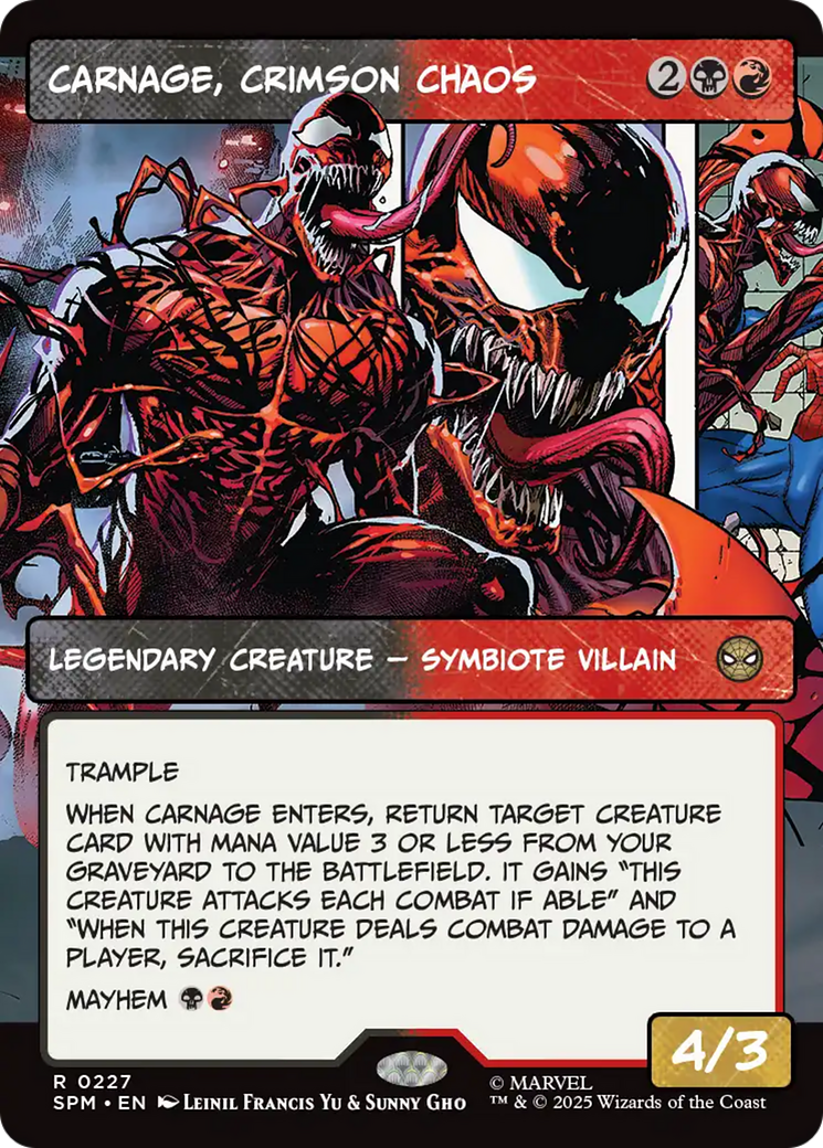 Carnage, Crimson Chaos (Showcase)