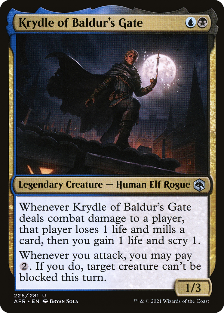 Krydle of Baldur's Gate Foil