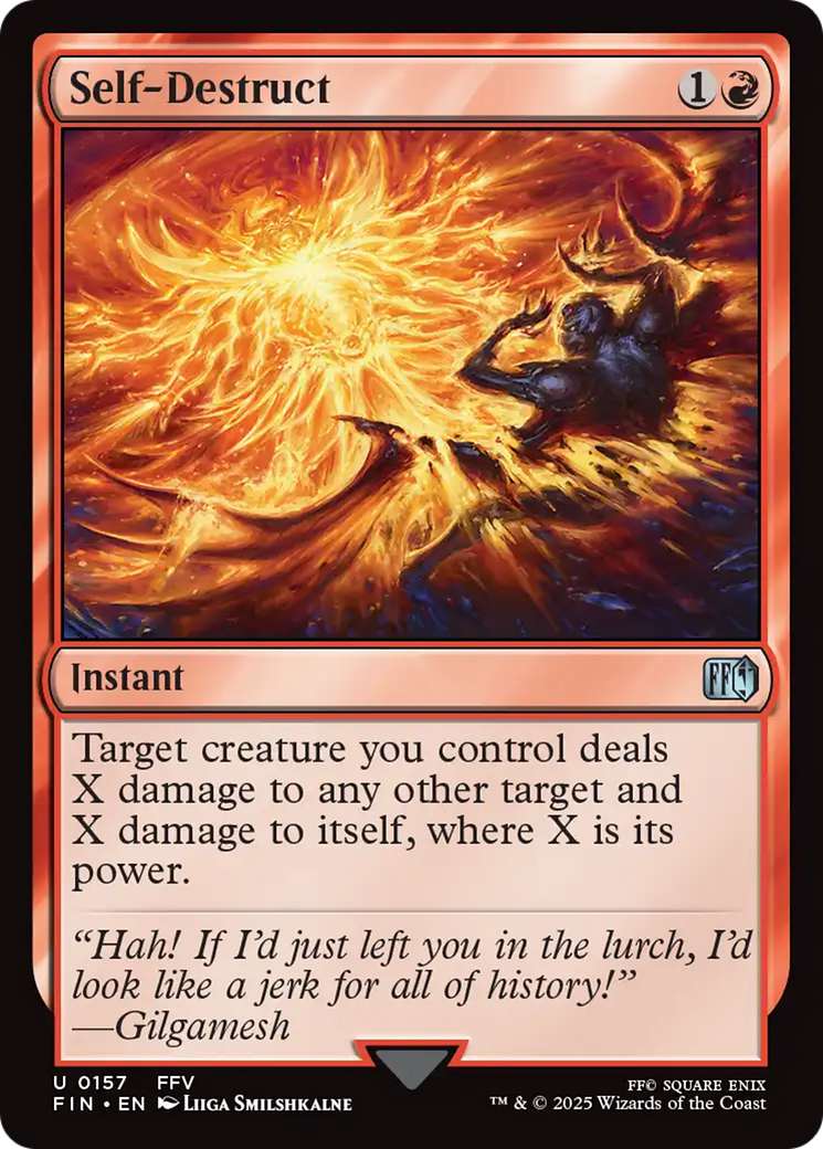Self-Destruct Foil