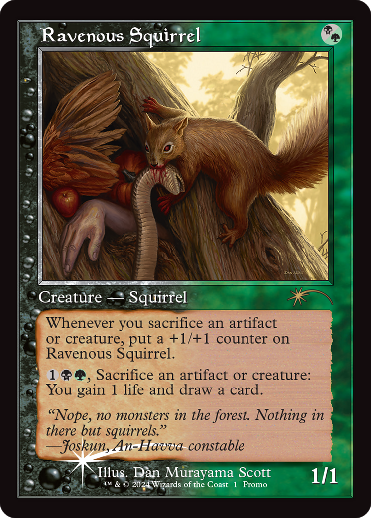 Ravenous Squirrel Foil
