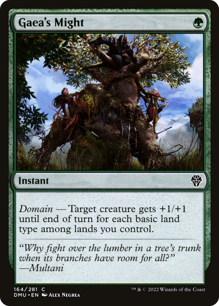 Gaea's Might Foil
