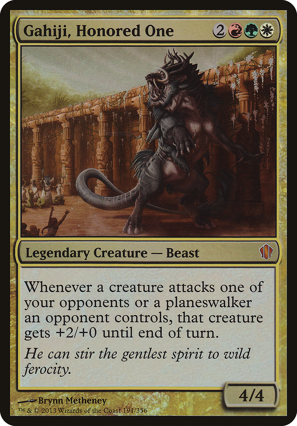 Gahiji, Honored One Foil