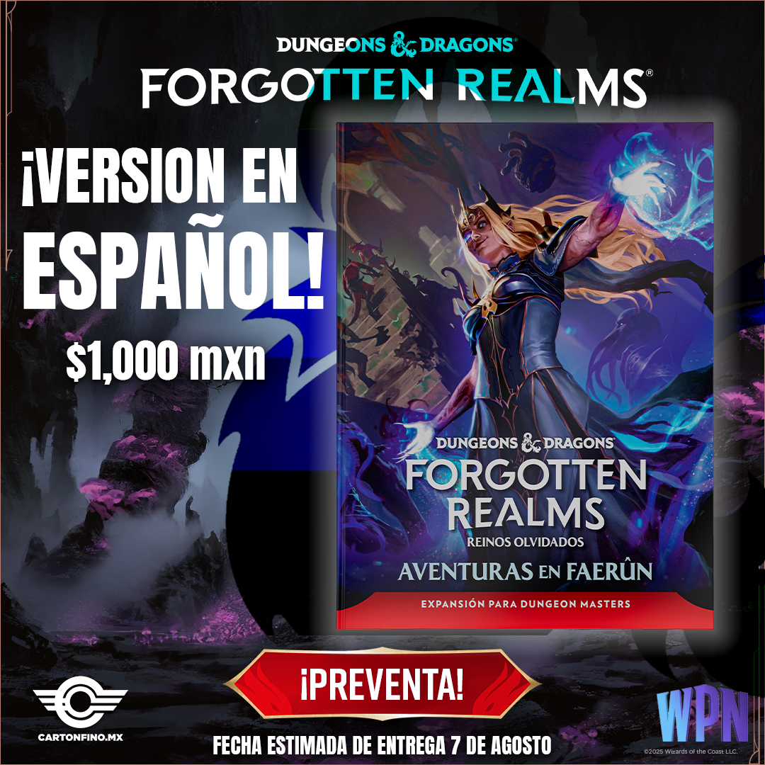 PREVENTA D&D 5ª Edición: Reinos Olvidados – Aventuras en Faerun (Español)