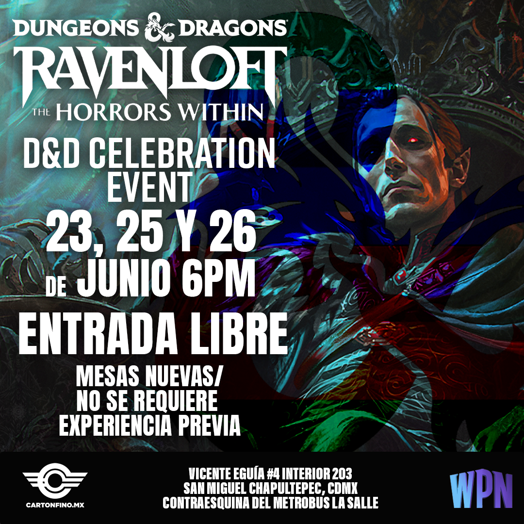 Pase de Evento: D&D Ravenloft The Horrors Within Celebration