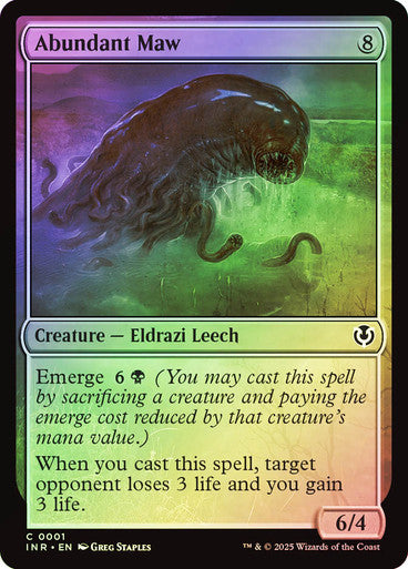 Abundant Maw Foil