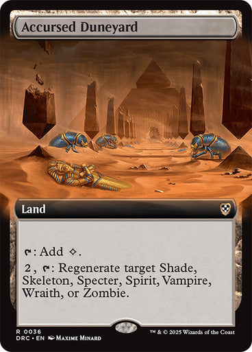 Accursed Duneyard (Extended Art)