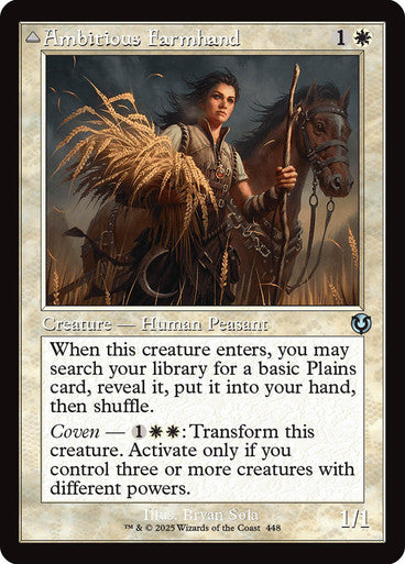 Ambitious Farmhand // Seasoned Cathar (Retro Frame)