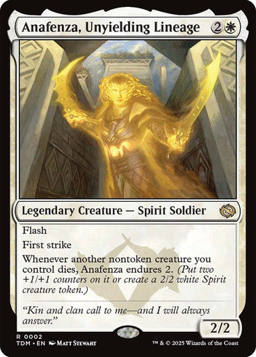 Anafenza, Unyielding Lineage