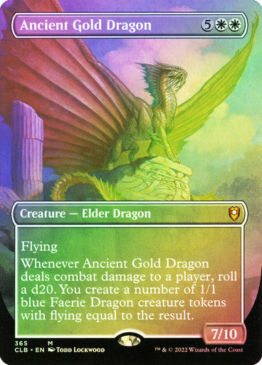 Ancient Gold Dragon (Borderless) Foil