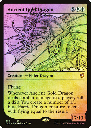 Ancient Gold Dragon (Showcase) Foil