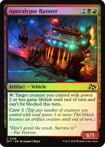 Apocalypse Runner Foil
