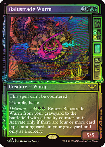 Balustrade Wurm (Showcase) Foil