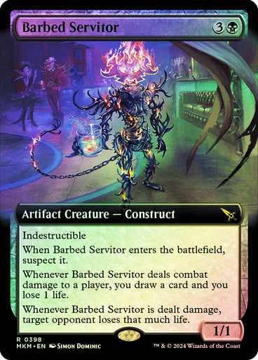 Barbed Servitor (Extended Art) Foil