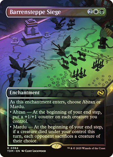 Barrensteppe Siege (Borderless) Foil