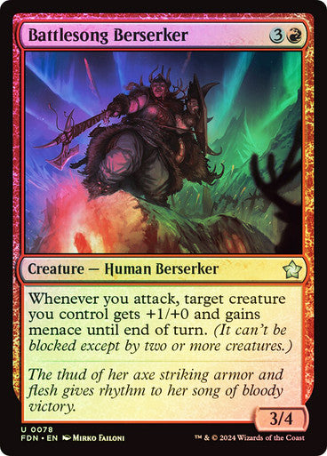 Battlesong Berserker Foil