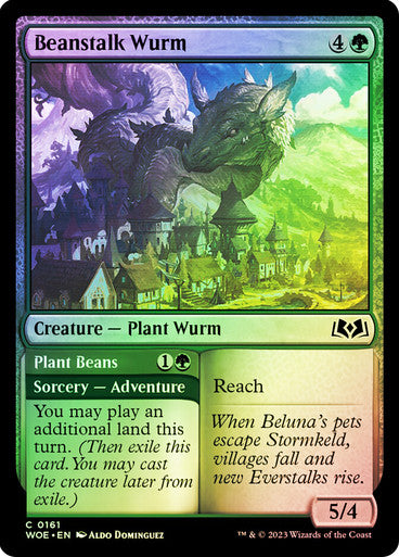 Beanstalk Wurm // Plant Beans Foil