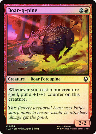 Boar-q-pine Foil