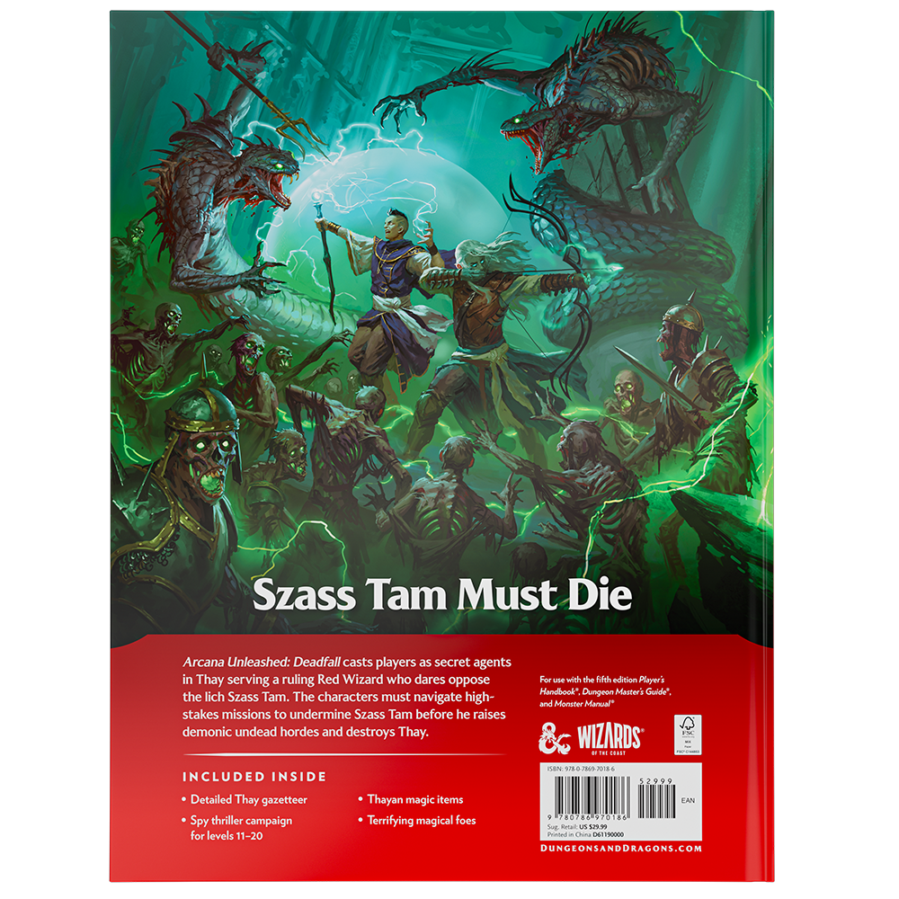 D&D Arcana Unleashed Adventure Campaign