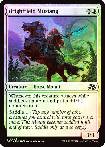 Brightfield Mustang Foil