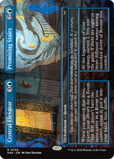 Central Elevator // Promising Stairs (Borderless)