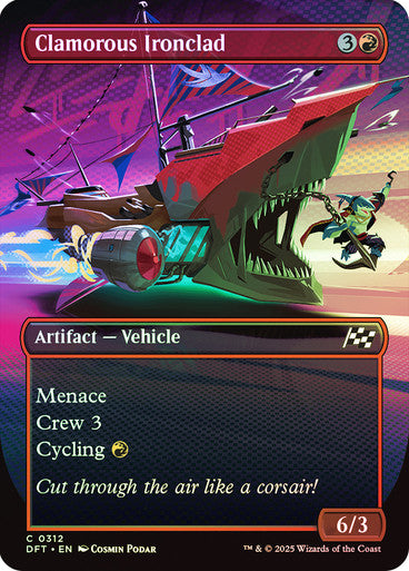 Clamorous Ironclad (Borderless) Foil