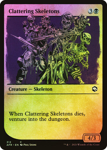 Clattering Skeletons (Showcase) Foil
