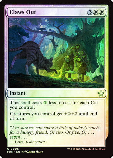 Claws Out Foil