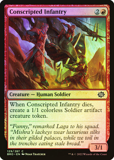 Conscripted Infantry Foil