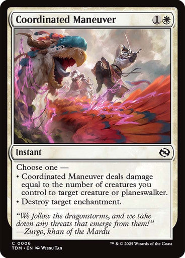 Coordinated Maneuver
