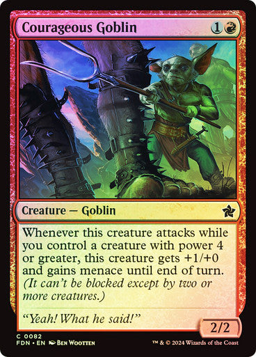 Courageous Goblin Foil