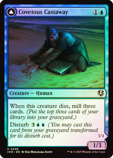 Covetous Castaway // Ghostly Castigator Foil