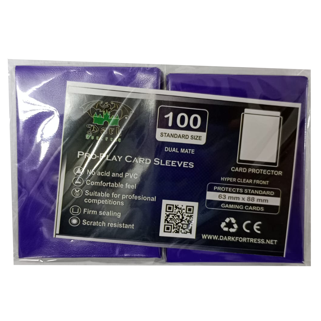 Dark Fortress Sleeves PurpleViolet Dual Matte Estandar