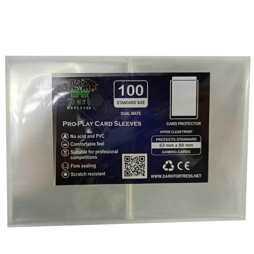 Dark Fortress Sleeves Ultra Clear *Transparente/Matte Estandar