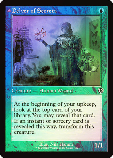 Delver of Secrets // Insectile Aberration (Retro Frame) Foil