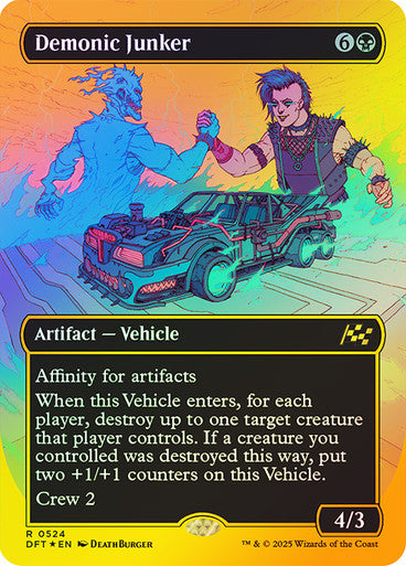 Demonic Junker (Borderless) First Place Foil