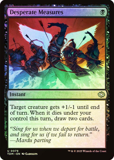 Desperate Measures Foil